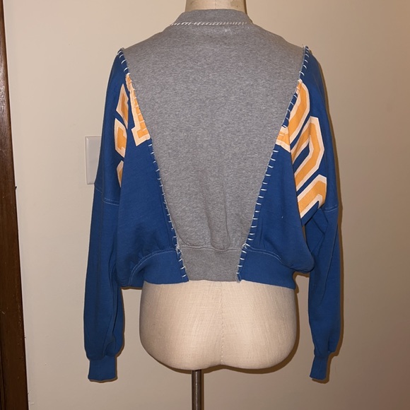 BDG Urban Outfitters Martina Spliced Crew Neck Sweatshirt Pullover - Picture 6 of 9